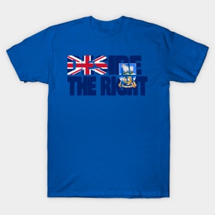 Falkland Islands Motto Flag T-Shirt